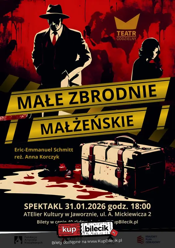 "Małe zbrodnie małżeńskie" - Teatr Oddzielny
