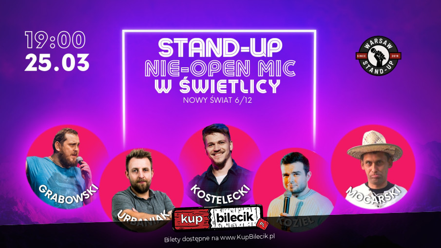 Plakat Warsaw Stand-up 155303