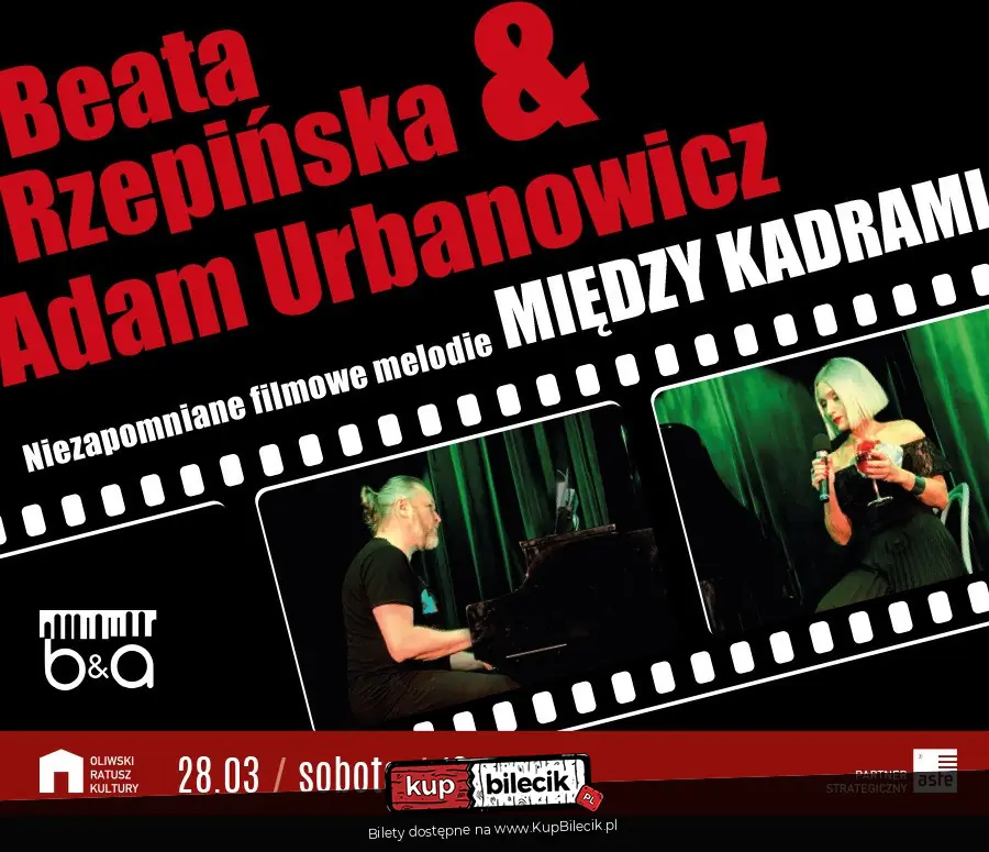 Beata Rzepińska & Adam Urbanowicz "Między Kadrami"- Niezapomniane filmowe melodie