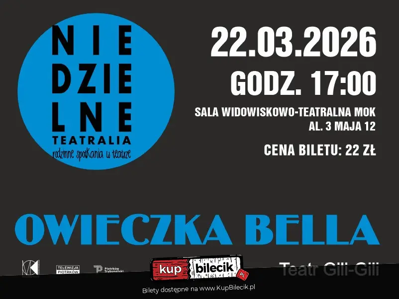 Niedzielne Teatralia: Owieczka Bella - Teatr Gili-Gili
