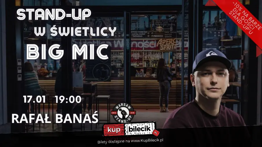 Stand-up Big Mic - Warsaw Stand-up x Rafal Banas