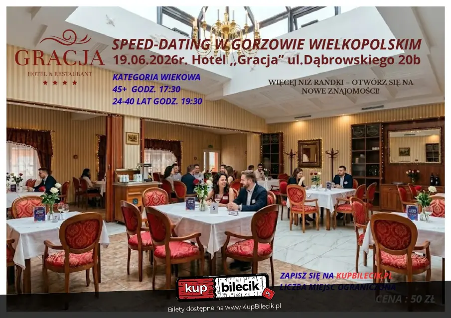 Speed-dating w Hotelu "Gracja" w Gorzowie Wielkopolskim