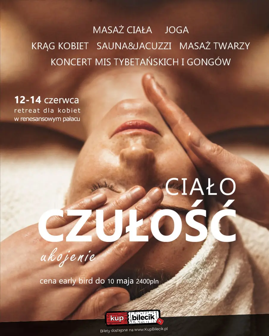 Masaże, joga, soundhealing, sauna&jacuzzi w renesansowym pałacu