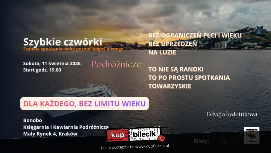 Szybkie Czwórki - spotkania w podróżniczym klimacie