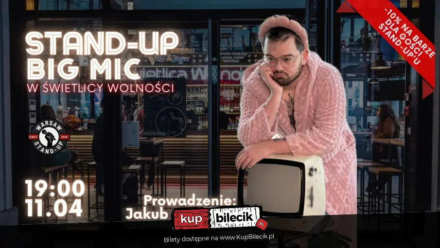 Stand-up Big Mic - Warsaw Stand-up x Jakub Luszkiewicz