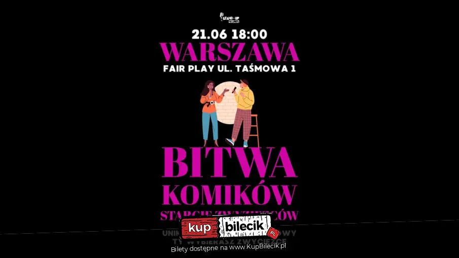 Bitwa Zwycięzców! Ty wybierasz najśmieszniejszego komika z najśmieszniejszych!