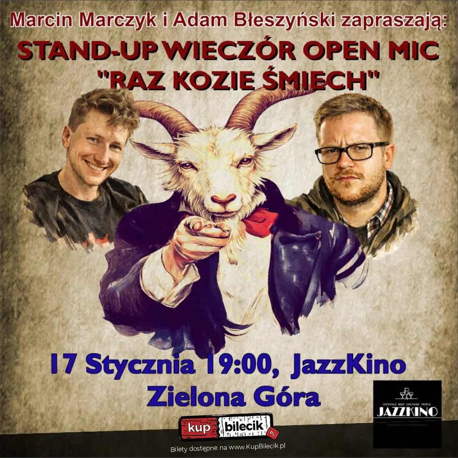 Wieczór Open Mic w Jazzkinie!