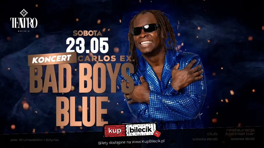 Bad Boys Blue(Carlos ex) - koncert legendy na żywo w Gdyni