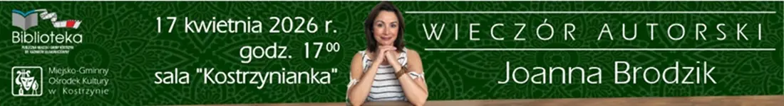 Wieczór autorski Joanna Brodzik