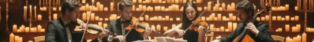 Kwartet smyczkowy w repertuarze ikon muzyki pop przy świecach