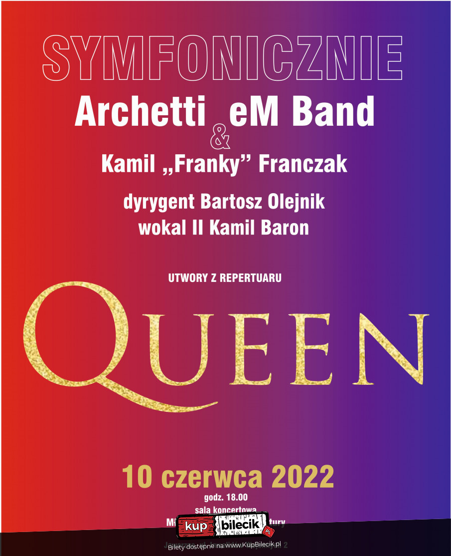 Plakat QUEEN - Archetti & eM Band Symfonicznie 69043
