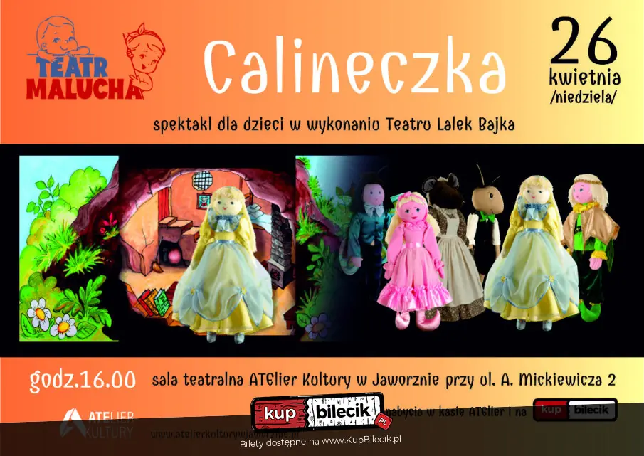 Teatr Malucha - Calineczka - Teatr Lalek Bajka