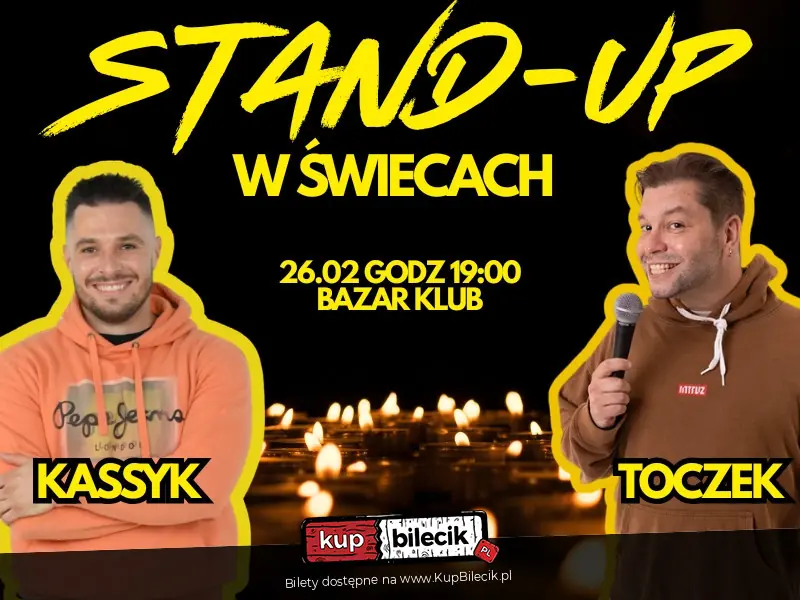 STAND-UP W ŚWIECACH + ROZMOWA Z PUBLICZNOŚCIĄ