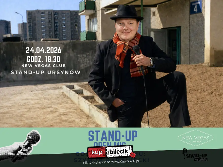 Stand-up Ursynów Open mic Prowadzący: Szymon Baraniecki