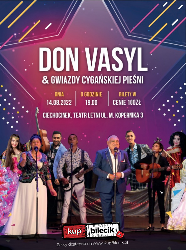 Plakat Don Vasyl i Gwiazdy Cygańskiej Pieśni 74277