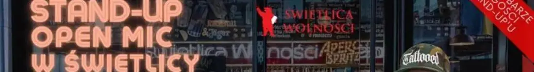 Stand-up Open mic - Warsaw Stand-up x Bartek Toczek