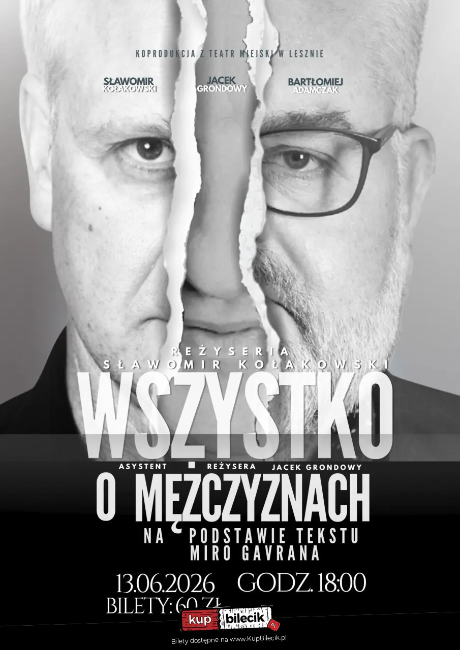 Urodzinowy spektakl "Wszystko o mężczyznach"