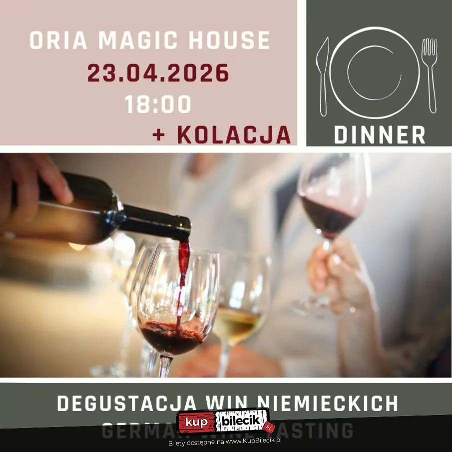 Znakomity wieczór niemieckich smaków - kolacja z winami