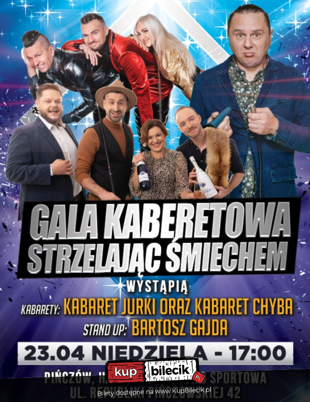 Plakat Gala kabaretowa - strzelając śmiechem 138664