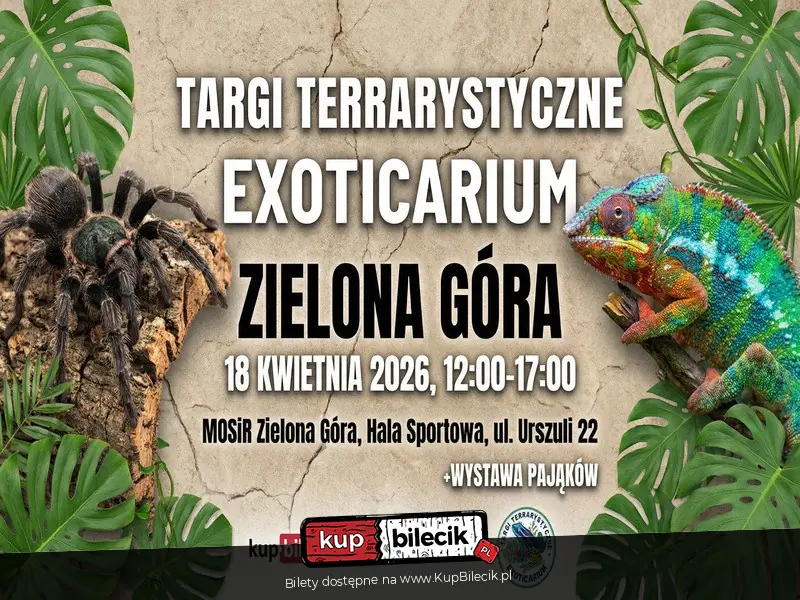 Targi Egzotycznych Zwierząt Exoticarium w Zielonej Górze!
