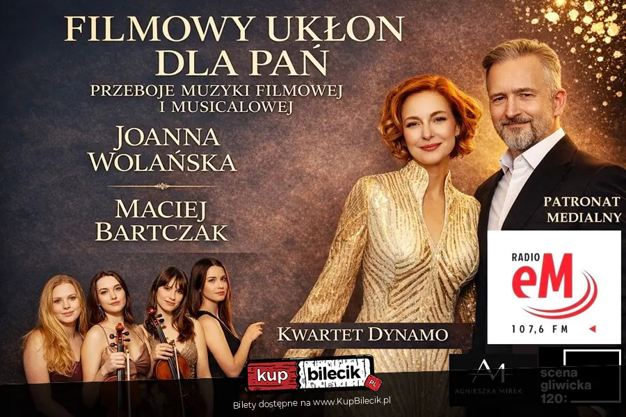 Filmowy ukłon dla Pań - koncert z okazji Dnia Kobiet