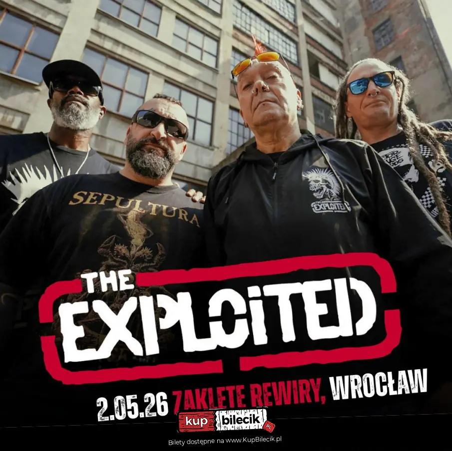 THE EXPLOITED - legenda brytyjskiego punk rocka zagra we Wrocławiu!