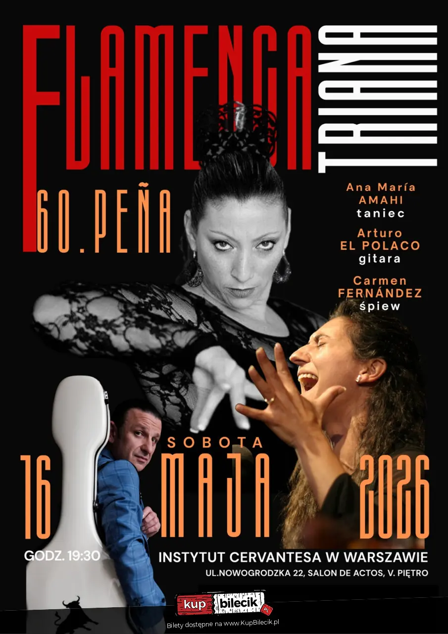 60. Peńa Flamenca TRIANA "Flamenco show" Arturo El Polaco, Ana Maria Amahi, Carmen Fernand