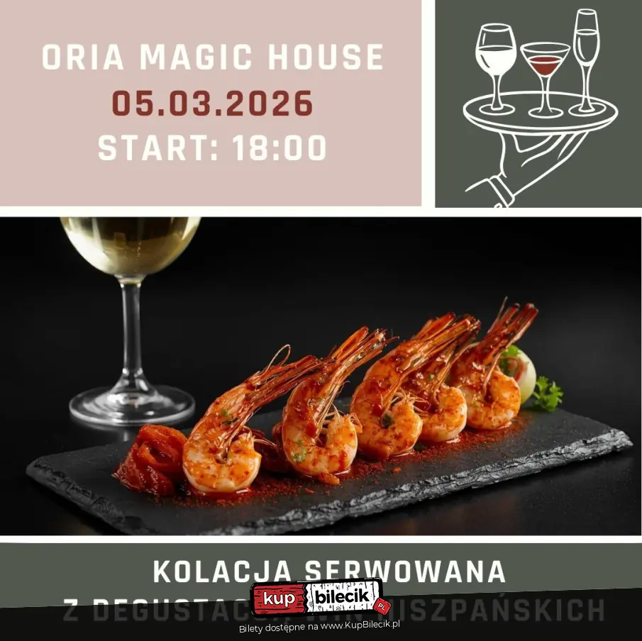 Degustacja win z kolacją serwowaną