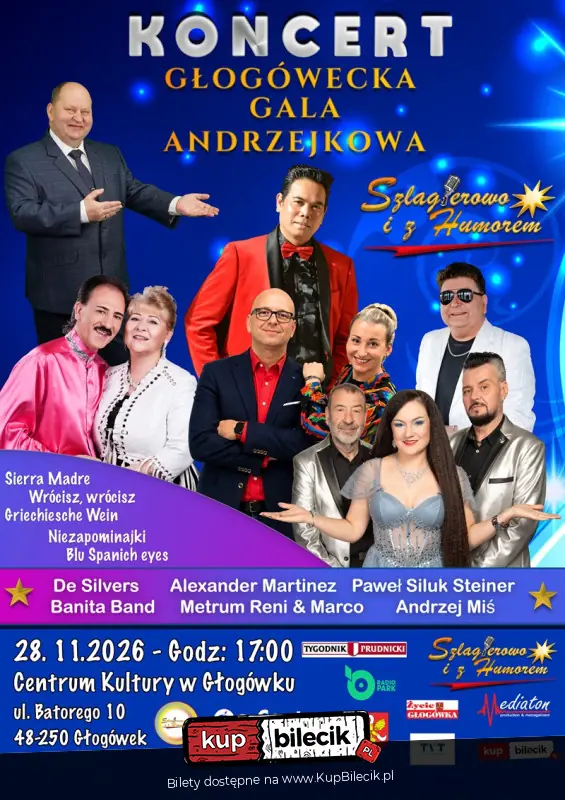 Szlagierowo i z Humorem - Głogówecka Gala Andrzejkowa