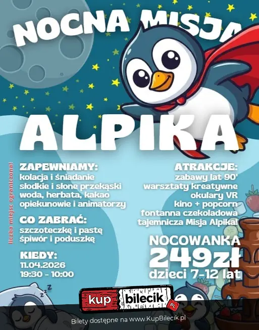 Nocna Misja Alpika w AlpiLand