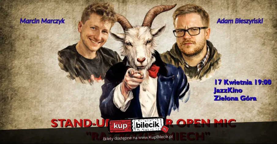 Wieczór z komedią na żywo w Jazzkinie!