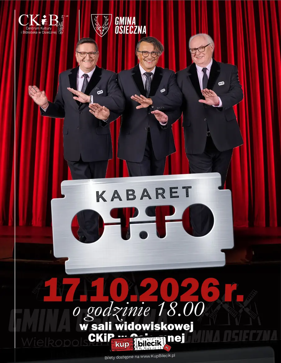 Kabaret OT.TO - występ w Osiecznej