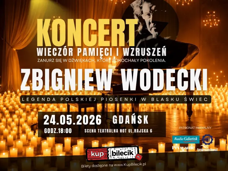 Koncert wspomnień Zbigniewa Wodeckiego