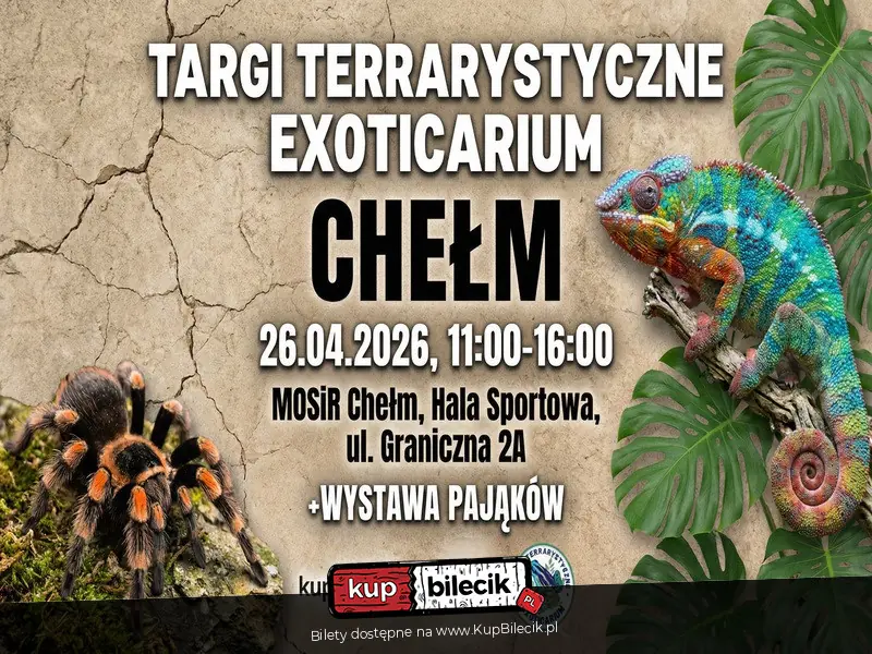 Egzotyczna Niedziela w Chełmie! Targi Terrarystyczne Exoticarium