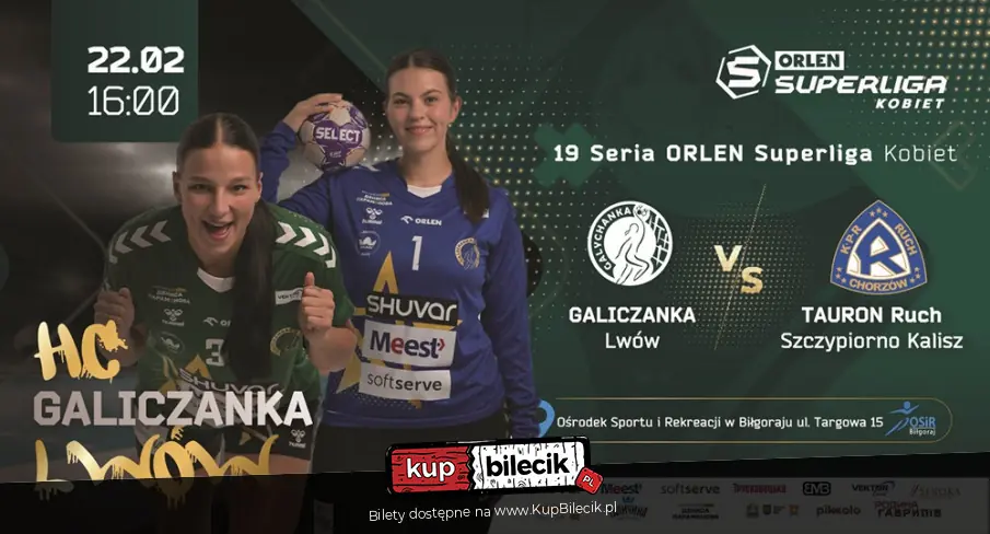 Mecz piłki ręcznej w ramach ORLEN Superligi Kobiet