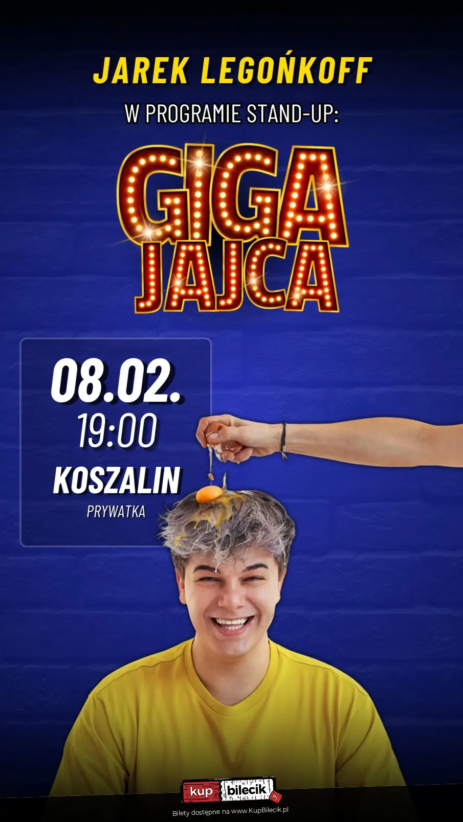 Stand up: Jarek Legońkoff w programie GIGA JAJCA | Koszalin 08.02.