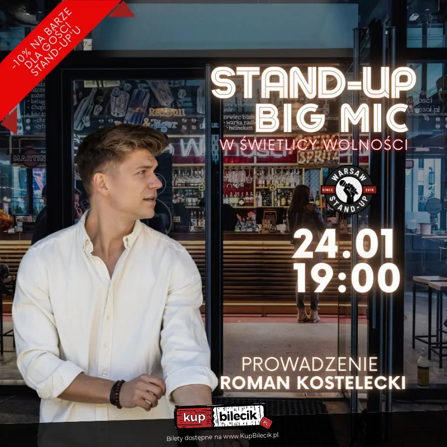 Stand-up Big Mic - Warsaw Stand-up x Roman Kostelecki