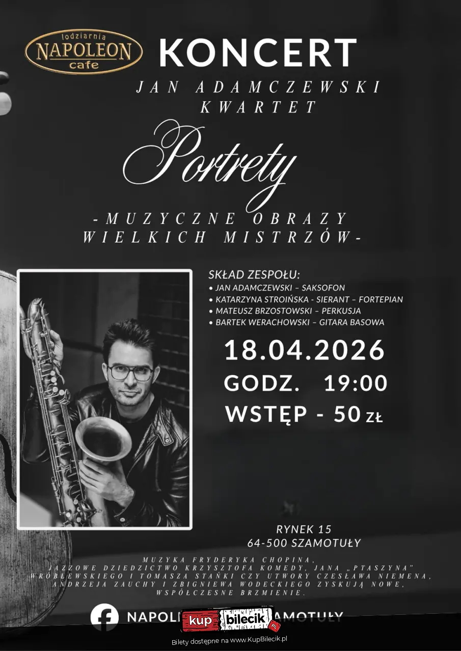 "PORTRETY" - muzyczne obrazy wielkich mistrzów