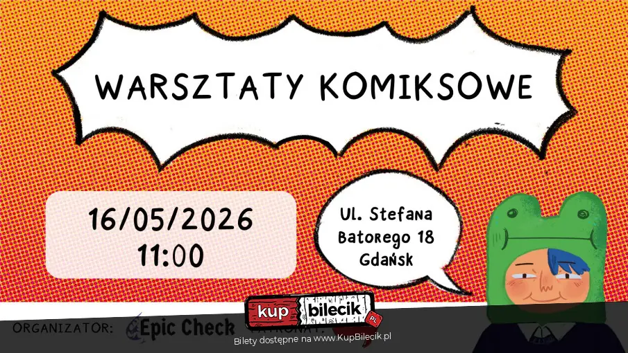 Warsztaty Komiksowe. Wiek: 16+