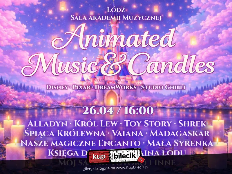 Animated Music & Candles