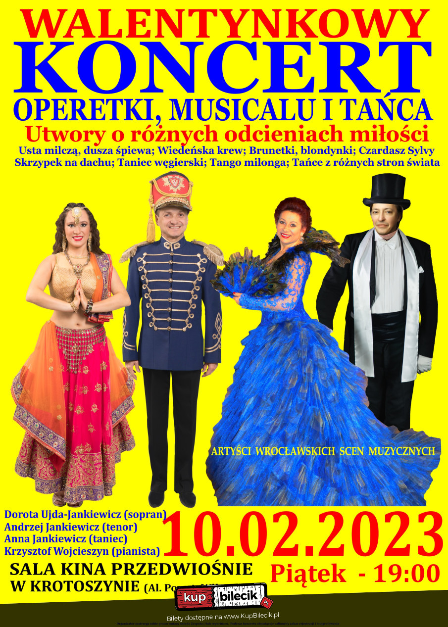 Plakat Koncert Operetki, Musicalu i Tańca 123097