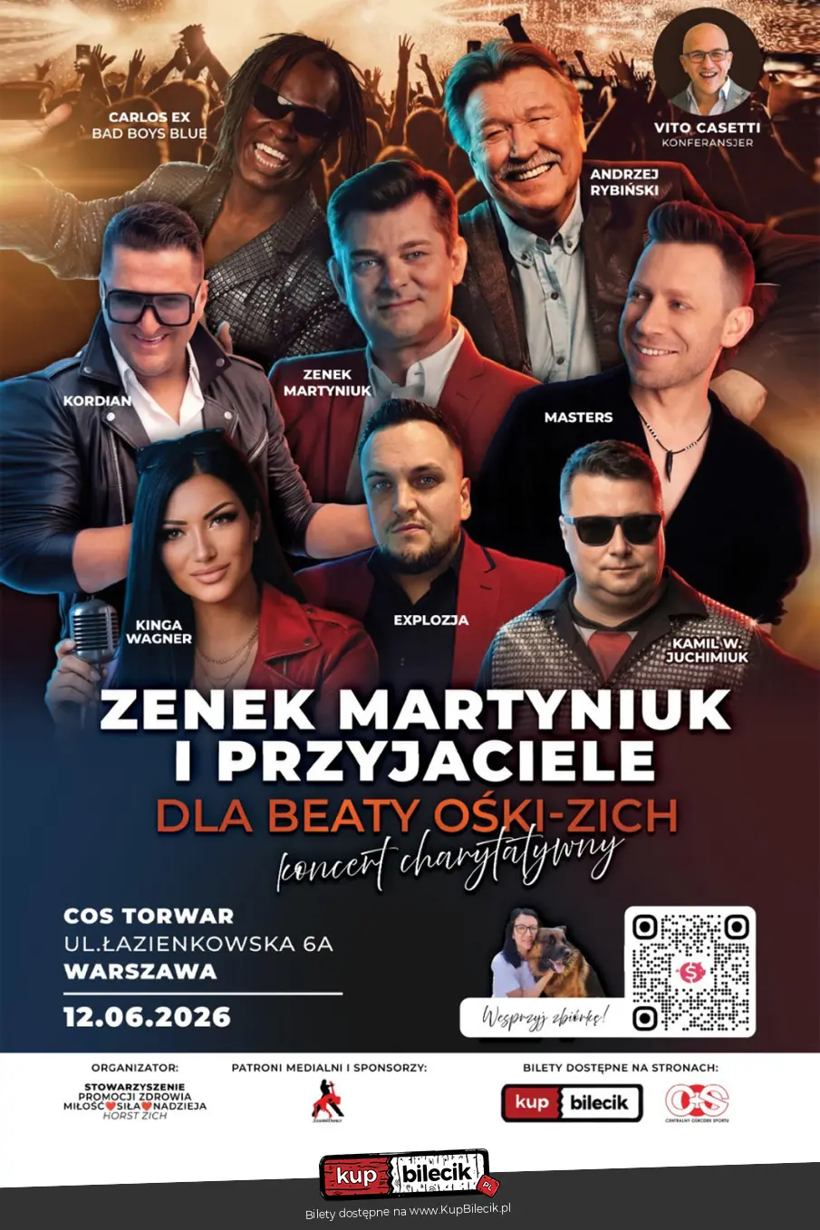 Koncert charytatywny dla Beaty Ośka-Zich