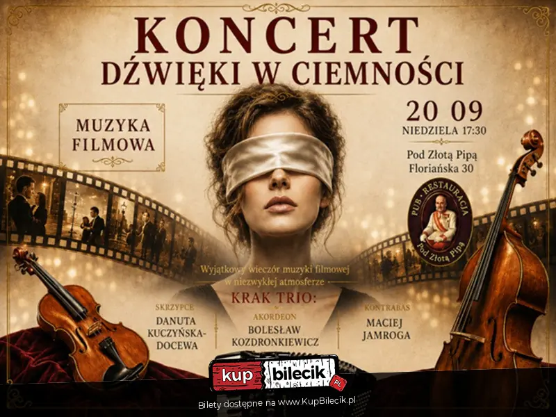 Koncert w Ciemno�ci - Hipnotyzuj�ca Muzyka w Pe�ni Zmys��w