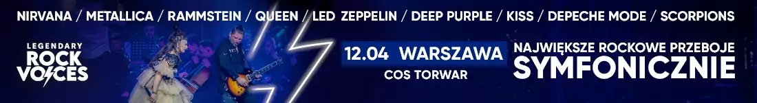 Symfoniczne rockowe show Legendary Rock Voices w Warszawie!