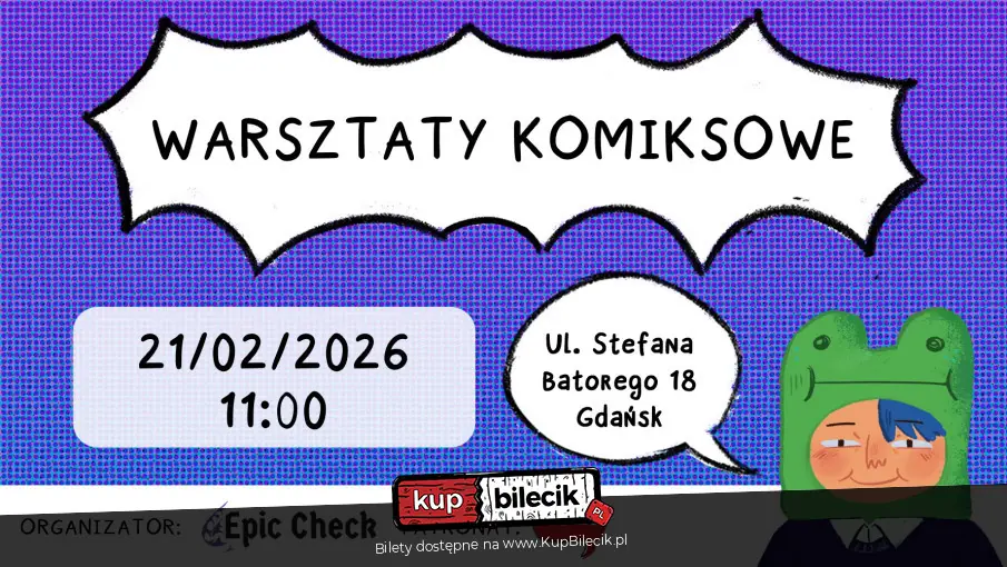 Warsztaty Komiksowe. Wiek: 16+