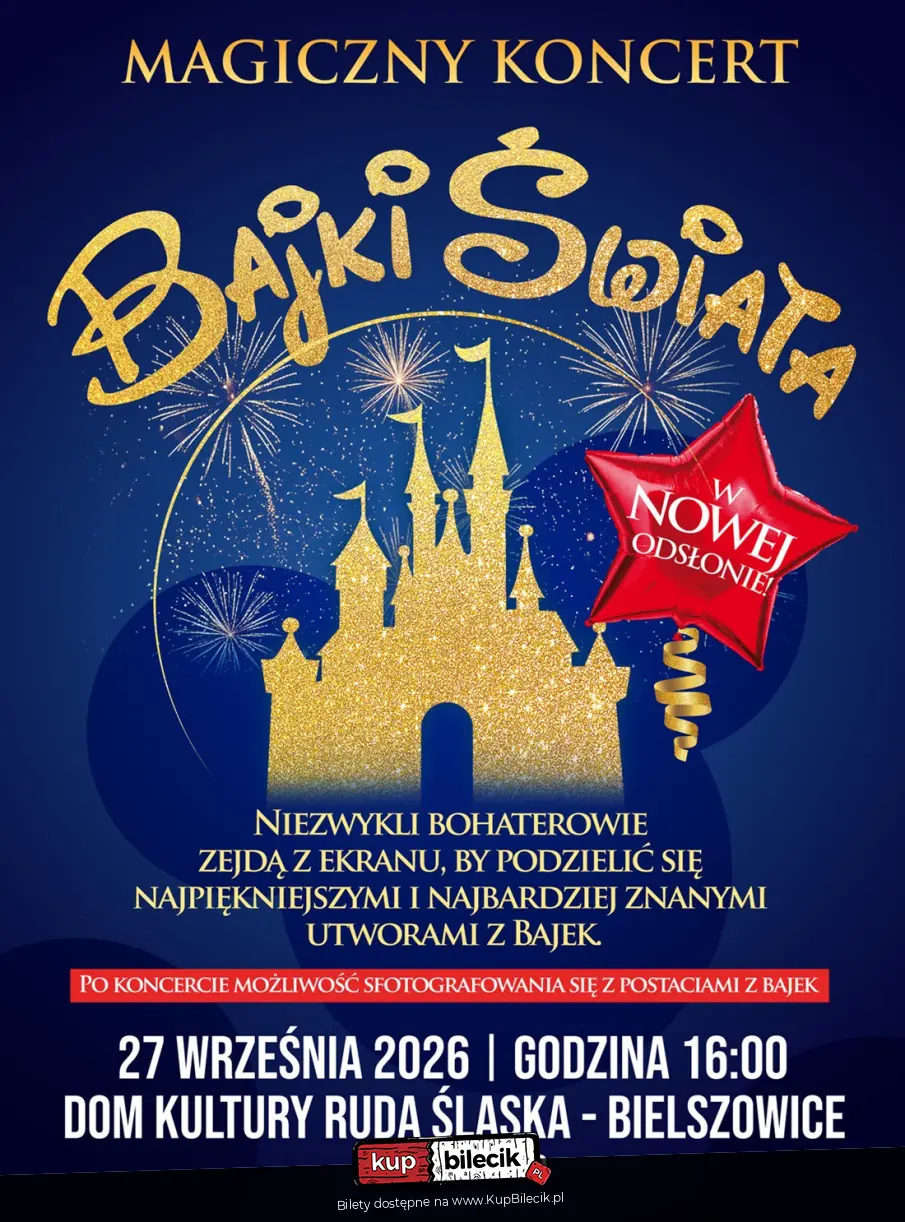 Ogólnopolski bestseller koncertowy - "Magiczny Koncert - Bajki Świata"