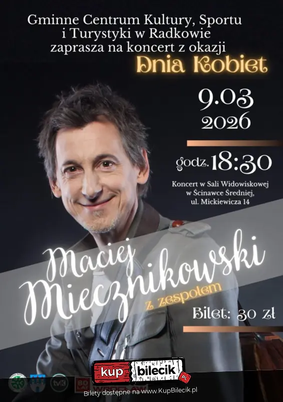 Koncert Macieja Miecznikowskiego z zespołem