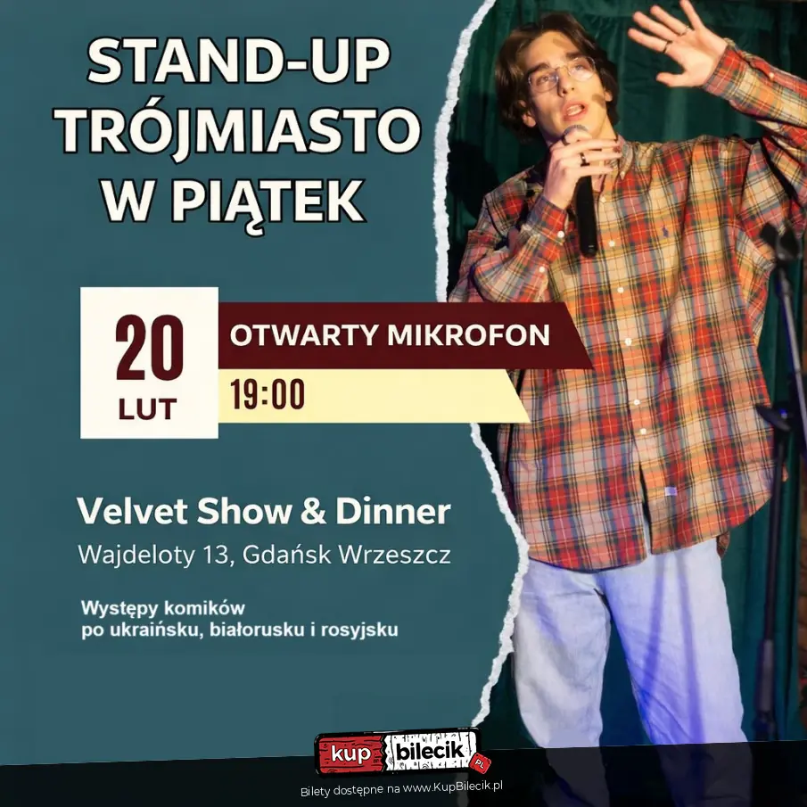 STAND-UP po ukraińsku, białorusku i rosyjsku. LIGA REZYDENTÓW