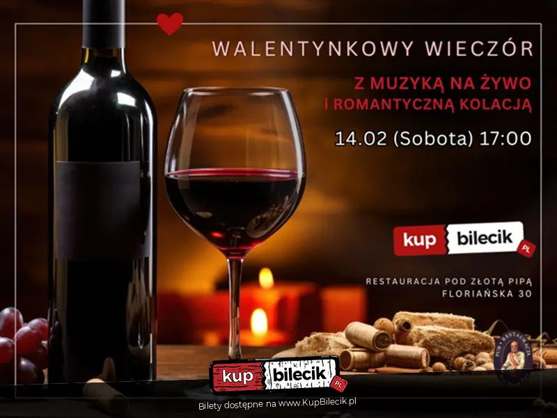 Walentynki - Romantyczna kolacja we dwoje