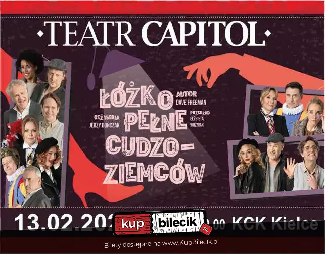 Łóżko pełne cudzoziemców
